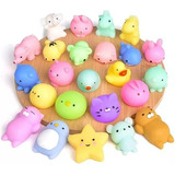 Mini Mochi Squishy Squeeze Toy Fidget Toy Kit 50pcs Regalos