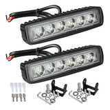 Barra De Luz Led De 6 Pulgadas, Color Blanco, 36 W, 6500 K, 