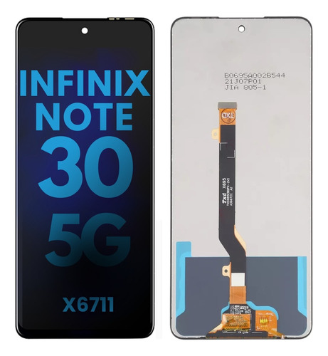 Tela Frontal Display Infinix Note 30 5g X6711 Todas Versões 