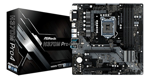 Motherboard Asrock H370 Pro4 Intel 8va 9na Gen Ddr4