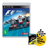 Jogo Mídia Física F1 2012 + Senna O Filme Lacrado - Ps3