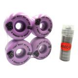 Ruedas Para Skate Chaze Conicas 52mm 101a + Rodamiento Abec5