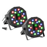 Cañon De Leds Rgb Audioritmico Dmx  Multicolor 18x1