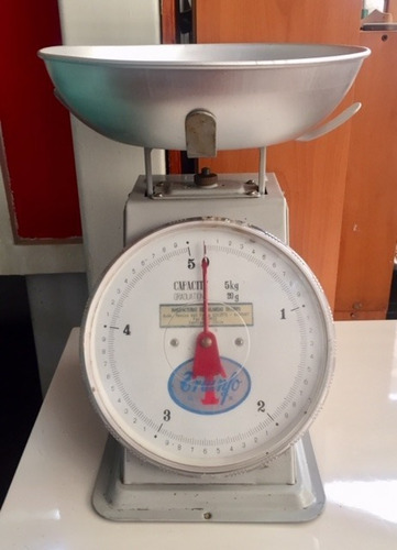 Balanza Mecánica De Cocina. Triunfo, 5 Kg. Auténtica Años 60