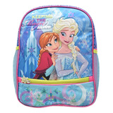 Mochila Frozen Elsa Y Anna Keeping The Magic Alive Estampado Relieve Kinder 148373 Ruz Color Multicolor