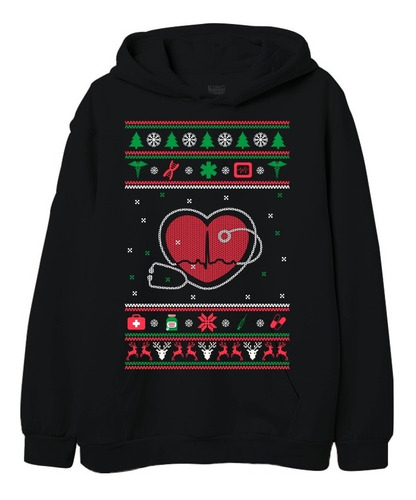 Ugly Sweater Doctor Medico Enfermera Sudadera Navidad Regalo