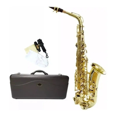 Saxofon Alto Silvertone En Eb Laqueado Modelo Slsx009 | Envío gratis