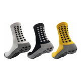 Calcetines Deportivos Antideslizantes 3 Pares 3 Colores