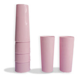 Vaso Trago Largo Rigido Colores Pastel 280cc Hermosos! X30u