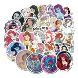 Pack 20 Calcomanías Stickers Termo Vinilo Disney Princesas