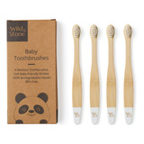 Wild & Stone Cepillos De Dientes Organicos De Bambu Para Beb