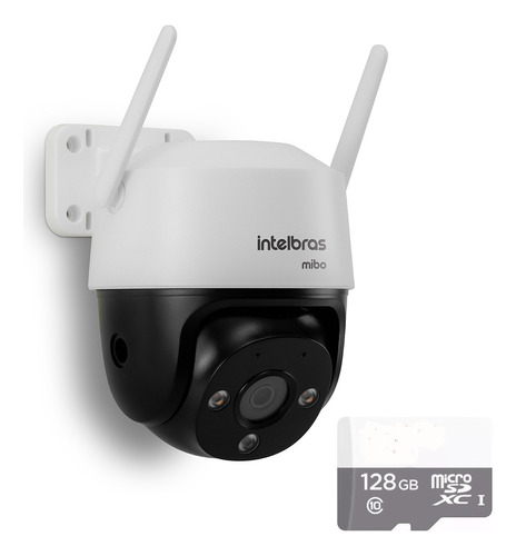 Câmera Intelbras Wifi Im7 Full Color 360° Graus Cartão 128gb