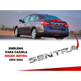 Emblema Para Cajuela Compatible Con Nissan Sentra 2013-2016