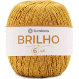 Barbante Brilho Euroroma 406m Cor  450 - Ouro Ouro