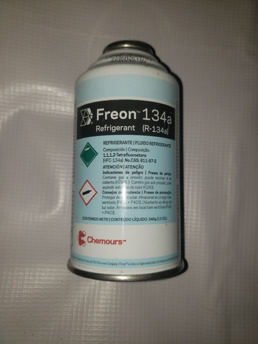 Refrigerante Freon R-134a R134 Boya .340kg = Dupont