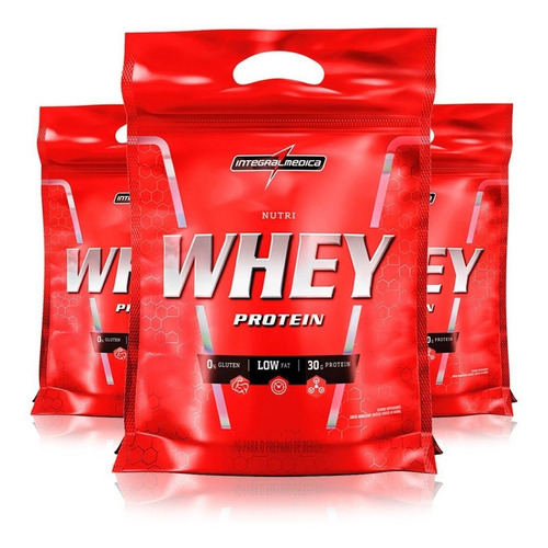 Kit Combo 3x Nutri Whey Protein 907g Integralmedica