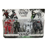 Blister Venom Legends X4 Personajes Articulados + Accesorios