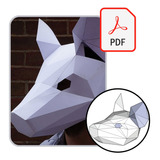 Cerdo Cabeza Completa Papercraft 3d Papiroflexia Origami Pdf