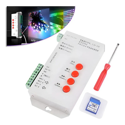 Controlador De Tira Led Rgb T1000s Led Pixel Ws2811 Pixeles | MercadoLibre