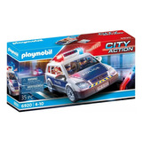 Playmobil 6920 City Action Auto De Policia Con Luz Y Sonido