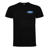 Polera Estampada Ford 100% Algodón