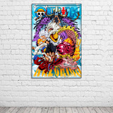 Cuadro Decorativo One Piece Monkey D. Luffy Gear 5 40x60 Cm