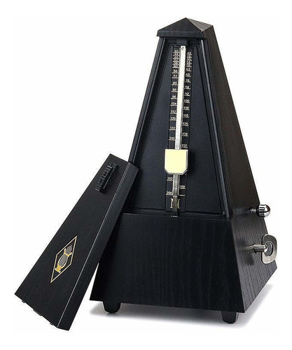 Metrónomo Mecánico Antiguo Diseño De Pirámide Temporizador D