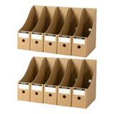 Caja De Cartón Para Archivar Archivos, Revistero, 10 Unidade