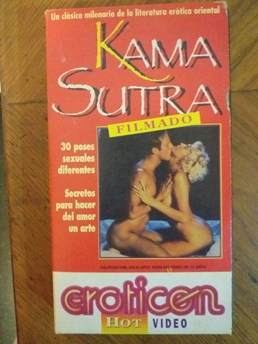 Kama Sutra Filmado Eroticon Hot Video Vhs Casi Nuevo 4 Usos