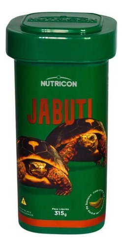 Ração Alimento P/ Tartarugas Jabuti Cágados Nutricon 315g