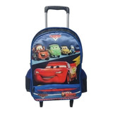 Mochila Carros Escolar Rodinhas Relampago Mcqueen Infantil