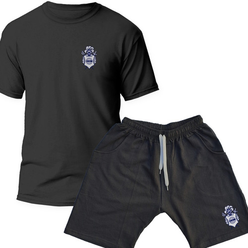 Conjunto Remera Y Short Algodon Cortos Futbol Argentino