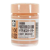 Tempera Profesional Sakura Poster Color 30ml-varios Colores Color Naranja Palido