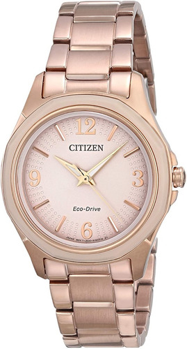 Reloj Citizen Eco Drive Rose Gold Original Mujer E-watch 