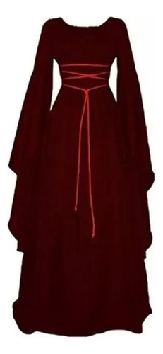 Vestido Vintage Para Mujer Vestido Medieval De Halloween