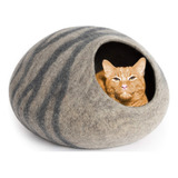 Meowfia Premium - Cama Para Gatos, Cueva (tamano Grande), Re