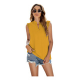 Blusas De Mujer Elegantes Top Moda Casual Manga Corta Dama