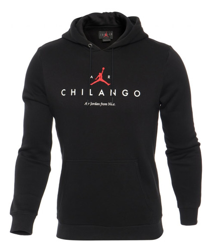 Sudadera Air Chilango Negra- Tallas: S, M, L Y Xl - Original