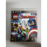 Lego Vingadores Ps3 Midia Física Original Completo C/ Manual