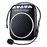 Amplificador De Voz Portátil Winbridge Wb001 Con Audífonos