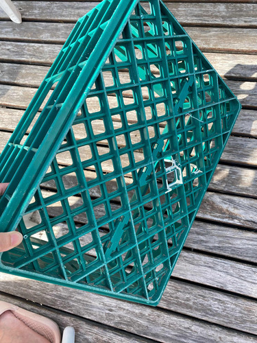 Cajón Verde Chico De Plástico Súper Duro Organizador