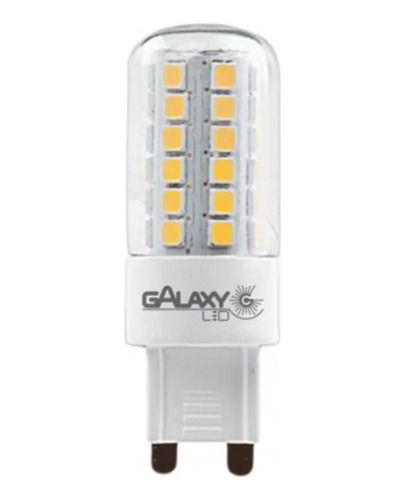 Kit 5 Lampada G9 Ledpin 3w 3000k Luz Quente Bivolt Galaxy