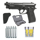 Pistola Airgun Co2 Nbb 4.5 + Kit600esferas+5cilindros+óleo