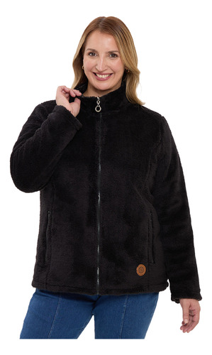 Chaqueta Mujer Casual Reversible Negro Fashion's Park