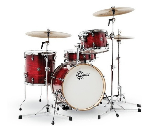 Bateria 4 Pzs Carmesi Burst Gretsch Catalina Club Ct1j484gcb