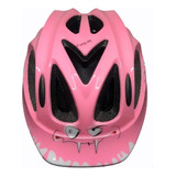 Casco Raleigh Vampire Niños/as Bicicleta Ciclismo Color Rosa Talle 50cm-56cm