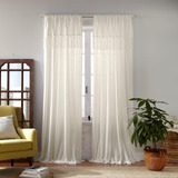 Elrene Home Fashions Calypso Macramé Panel De Cortina Semitr