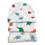 Gorritos Bebes Gorros  Set X3 Unidades Algodón