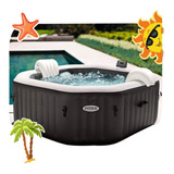 Spa Inflable New Burbuja Terapia+jets Deluxe P/4 Pers. Intex
