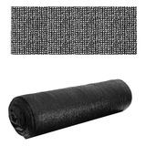 Malla Raschel Negra 80% X 2.10 Rollo 100 Metros